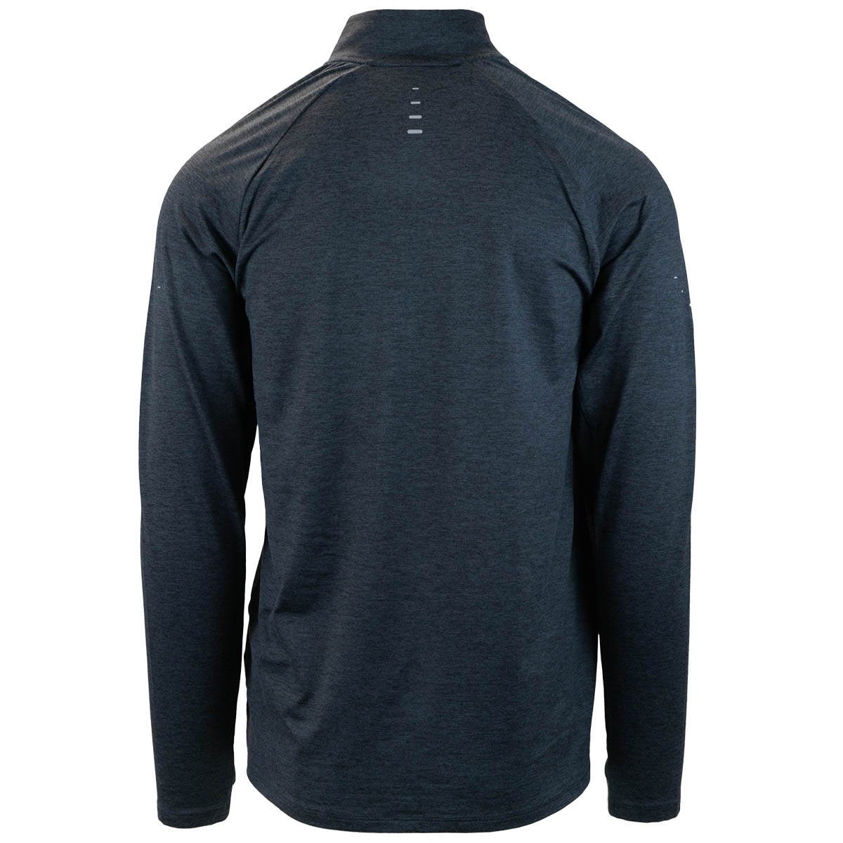 Men's Utah State Nike Embroidered 1/4-zip heathered black